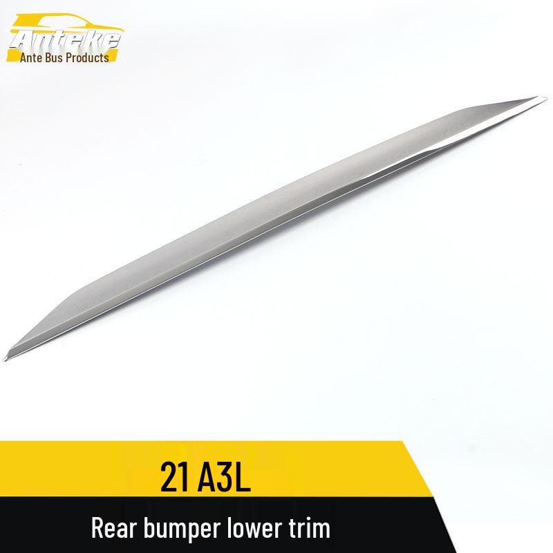 21 A3L Rear Bumper Trim and Trunk Anti-Scratch Scuff Patch Accessory