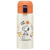 Skater Thermal/Cold Vacuum Double Structure Direct Drinking Stainless Steel Mug Bottle One Touch Open 350ml Snoopy STOT3-A