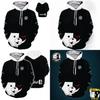 Anime Monokuma Danganronpa Cosplay Hoodie Sweaters Unisex Casual Sweatshirt Coat