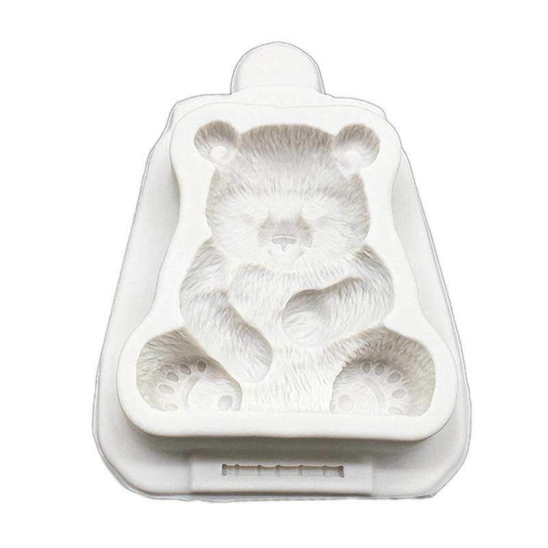 Бамбуковая панда силиконовая форма помадка торты украшения плесень инструменты для выпечки шоколада