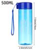 500ML Outdoor Portable Plastic Sports Water Bottle Transparent Coffee Juice Cup Drinking Cup