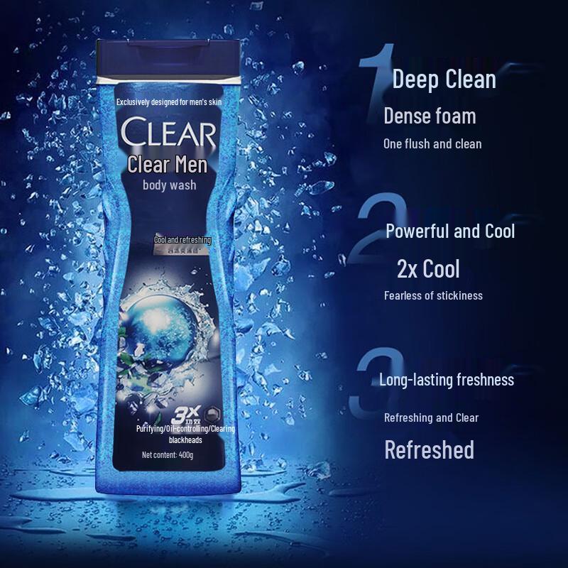 Гель для душа Dettol Men's Icy Cool с тройным эффектом