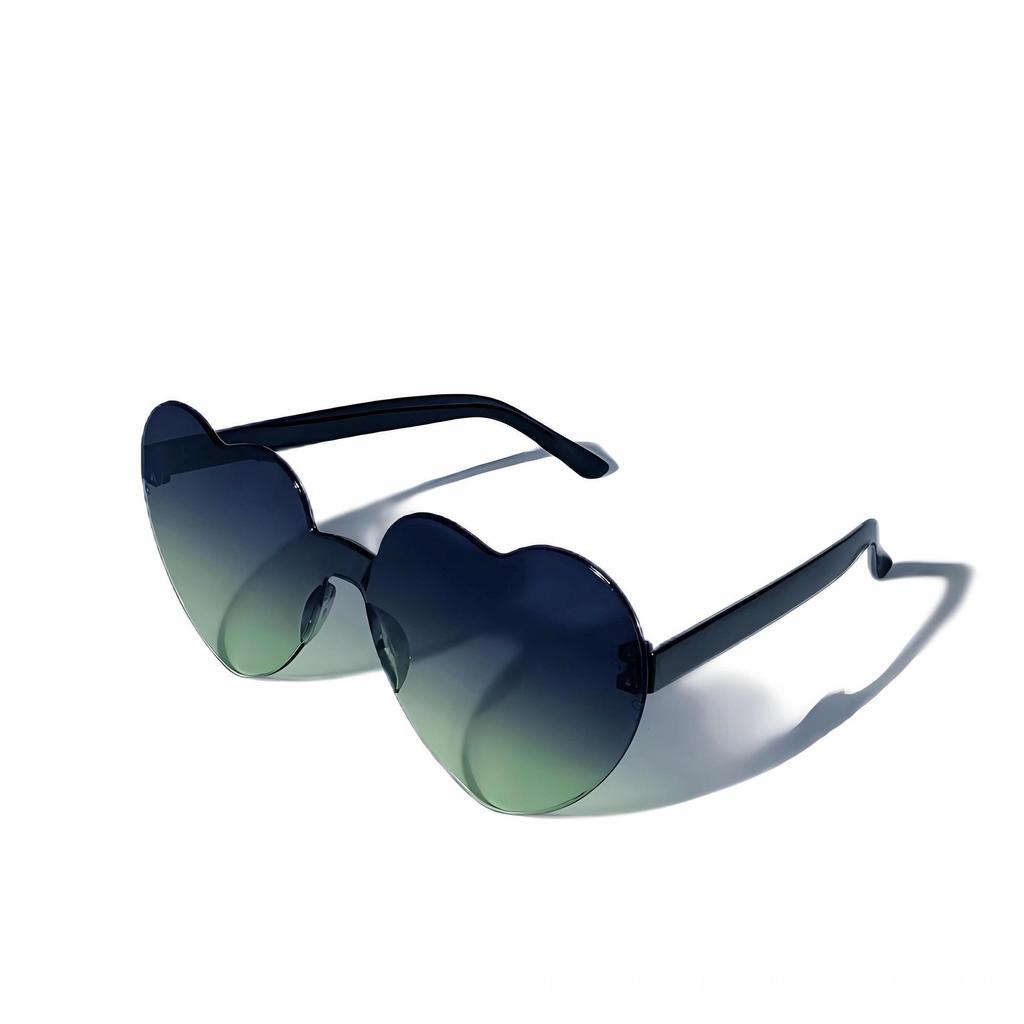 Модные солнцезащитные очки в форме сердца в европейско-американском стиле для женщин - Маскарадная вечеринка и забавные очки