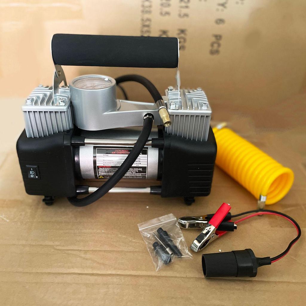 Portable High-Power 12V Car Air Pump with Fast Charging