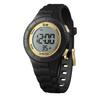 Authorized Distributor Ice Watch Digital Ladies 021607 Ice Digit Black Gold Small [Ice Watch]