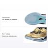 Баскетбольные кроссовки Li Ning Youth с защитой от скольжения, амортизирующие, износостойкие, высокие, детские, золотистые, YKBS084-1