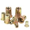 Durable Nut Screws Zinc Plated Threaded Rivet M 3 - M 10 Rivet Nut  For Screw Bolt