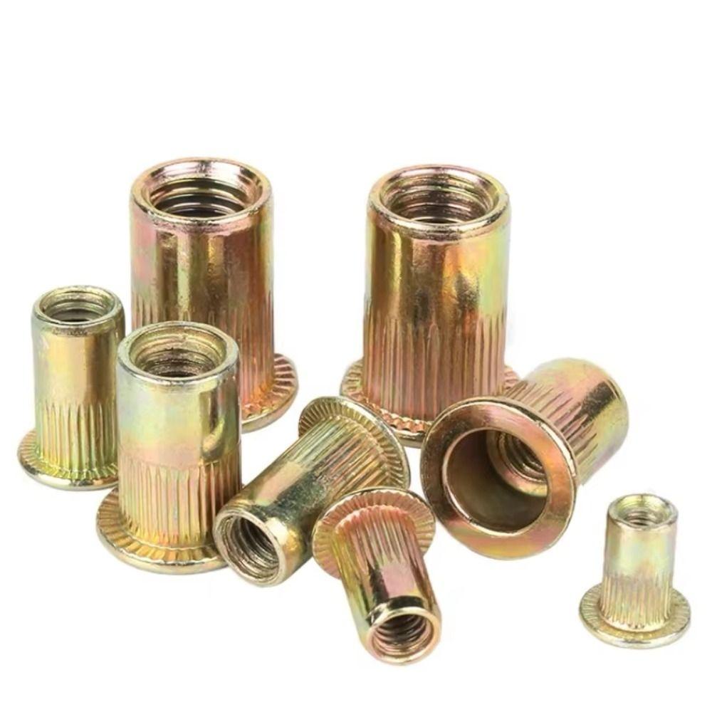 Durable Nut Screws Zinc Plated Threaded Rivet M 3 - M 10 Rivet Nut  For Screw Bolt