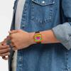 Swatch Кварцевый механизм 20 метров водонепроницаемость Унисекс Швейцарские часы 41,8*33,25 мм Зеленый циферблат Биокерамический корпус Ремешок из биоисточника SO34Z101