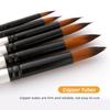 24pcs Draw Paint Brushes Set Kit Artist Paintbrush Round Brushes with Nylon Hair for Artist Acrylic