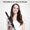 6 в 1 щетка с горячим воздухом складной фен стайлер электрическая щетка для нагрева волос щипцы для завивки воздуха палочка складная фен расческа