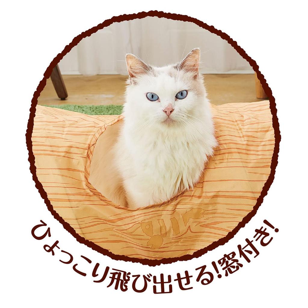 Petio Игрушка для кошек necoco Под дерево Кошачий туннель Прямой со звуками тряски