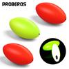 Seven Star Float Space Bean Traditional Eye Catching Elliptical Olive Shaped Fish Float 100 Pcs/Pack Fishing Gear Accessories