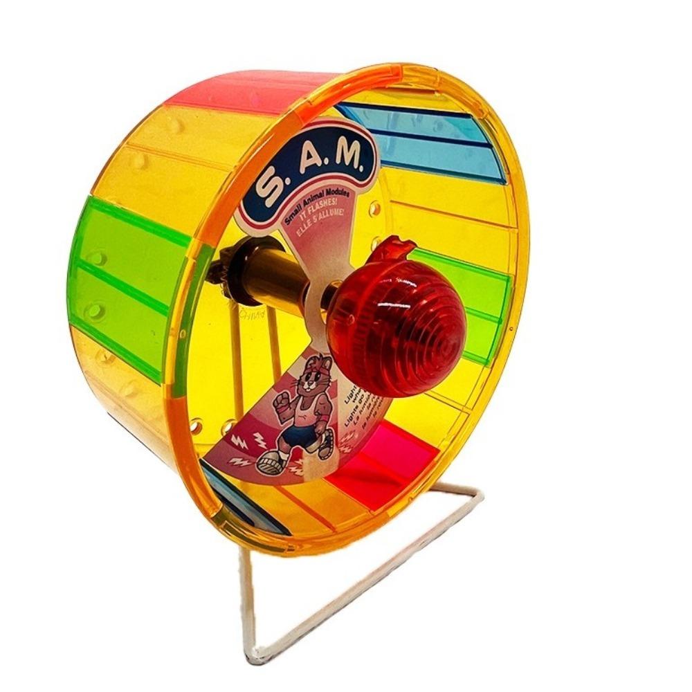 Super Silent Colorful Running Wheel Stable Base Pet Jogging Wheel Hamster Exercise