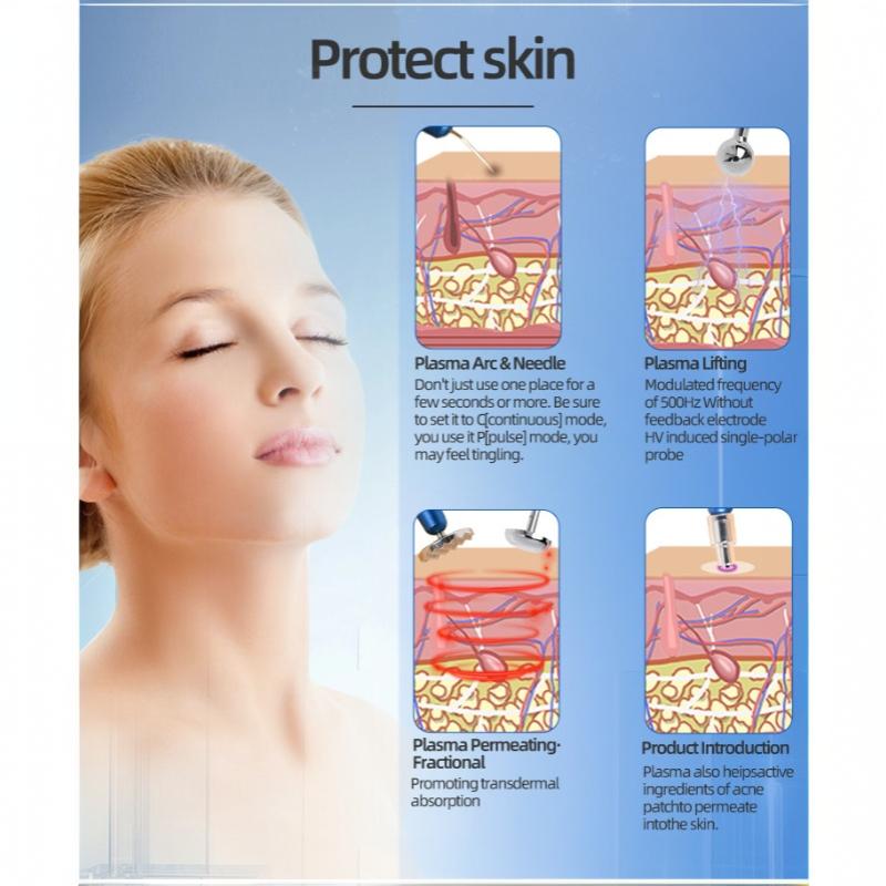 1 Set Eyelid Lift Wrinkle Removal Skin Tighten Freckle Dark Spot Removal Maglev Pens Effective Esthetic Fibroblast Plasma Pen