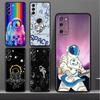 Чехол для Samsung Galaxy S20 FE S22 Ultra S21 Plus Роскошный мягкий чехол для телефона S10 S9 S8 S10e S7 Силиконовый чехол для космического корабля Cool Astronaut