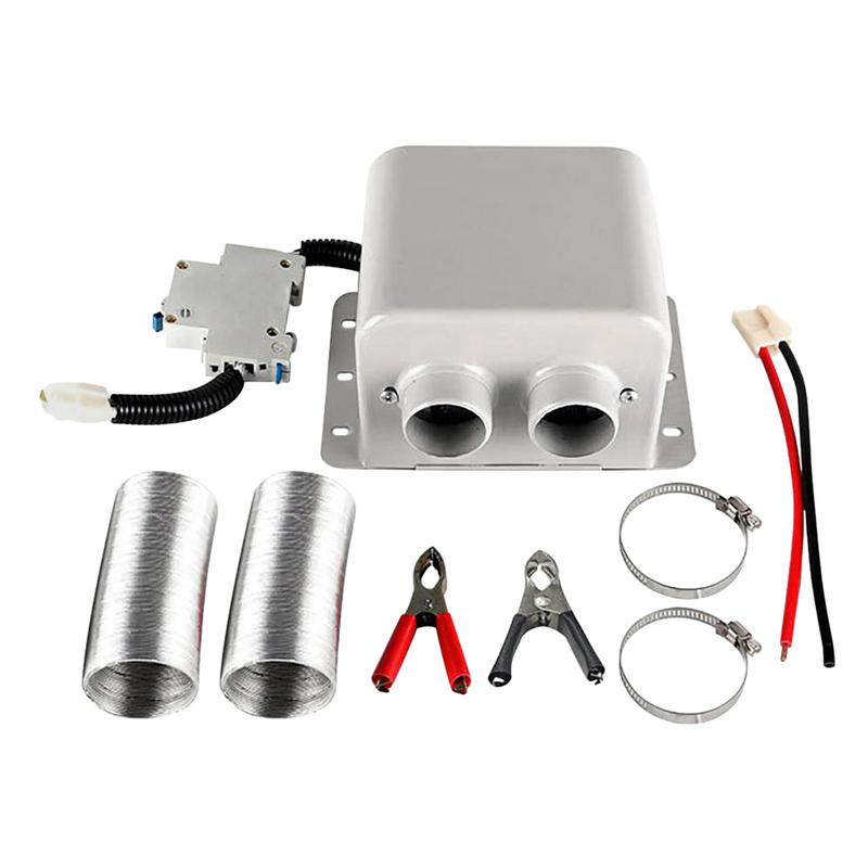12V Car Heater 2 Hole 600W Winter Fast Heating Warmer Frost Removing Low Noise
