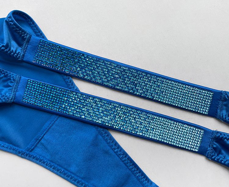 Европейские и американские сексуальные стринги со стразами: Женские фитнес спортивные трусы Т-образной формы с высоким вырезом