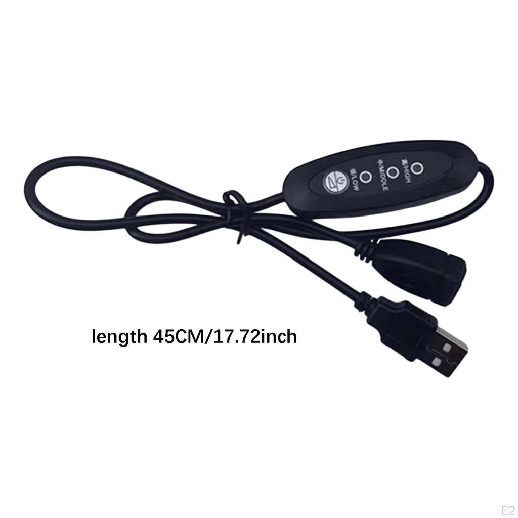 USB 5V Контроллер температуры Длительная работа L 17,72'' Многоцелевой Портативный Практичный Термостат