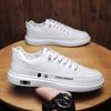 New Trendy Casual Men's Trendy Shoes White Shoes Leather Board Shoes Spring Breathable Little White Shoes Men