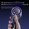 HOMEFISH New Semiconductor Refrigeration High-speed Handheld Electric Fan 4000mAh USB Portable Rechargeable Outdoor Small Fan