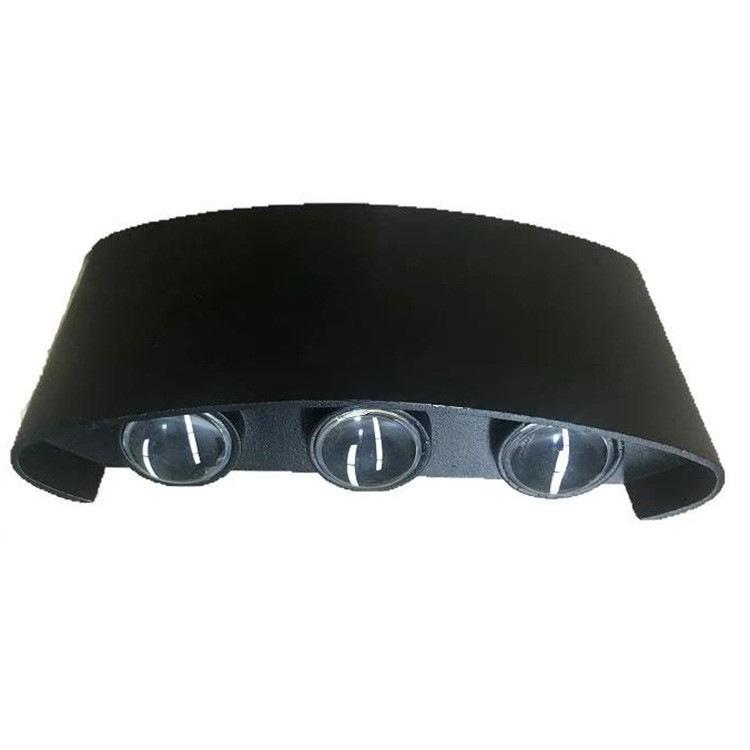 Kaiqi Минималистичный светодиодный уличный настенный светильник вверх/вниз, водонепроницаемое наружное освещение с двумя головками.