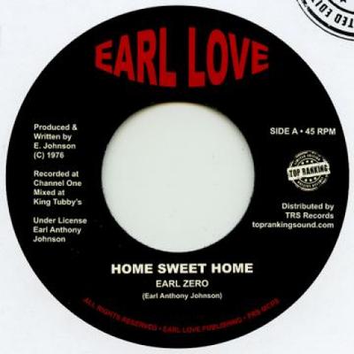 7-дюймовая пластинка EARL ZERO - Home Sweet Home / Dub TRSEL3 Earl Zero/Top R 1976 Европа Регги, Ска и Даб