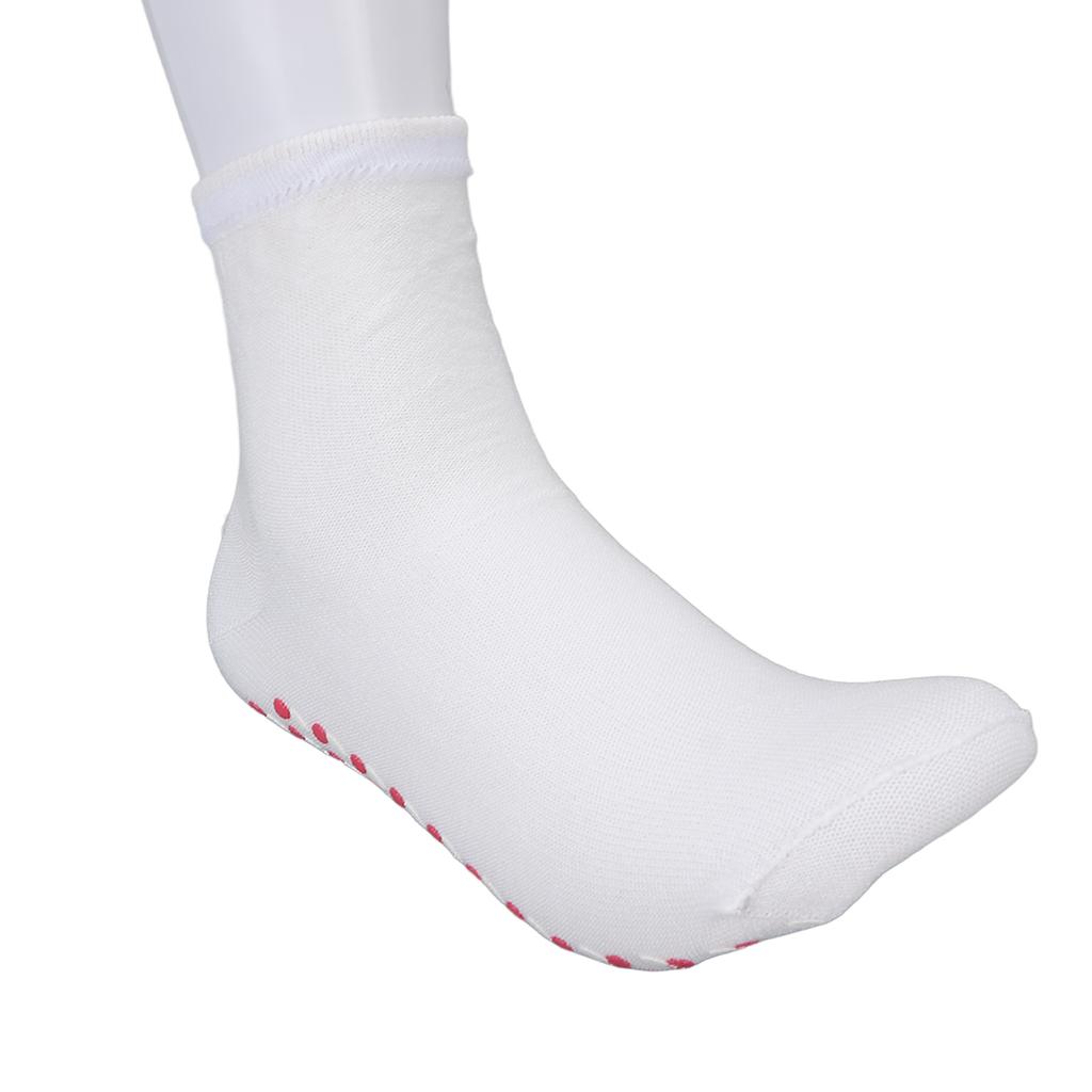 Носки для акупрессурного массажа стоп, Зоны рефлексологии, Точки давления, Схематичные носки с обозначенными отражающими зонами