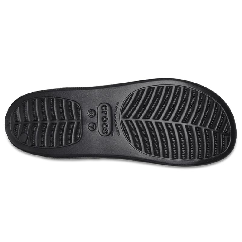 Crocs Женские шлепанцы на платформе Crocs 'Черные'