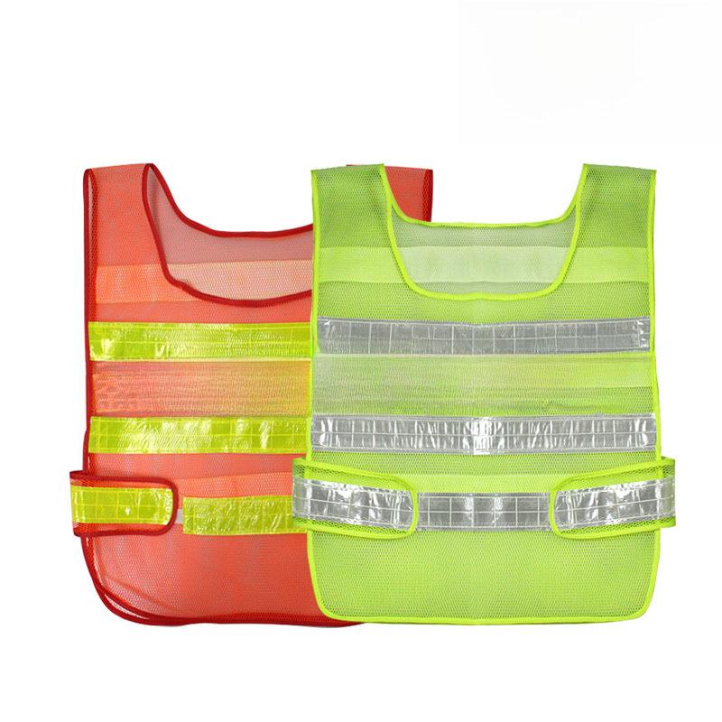 High-Visibility Reflective Safety Vest for Traffic and Construction Workers