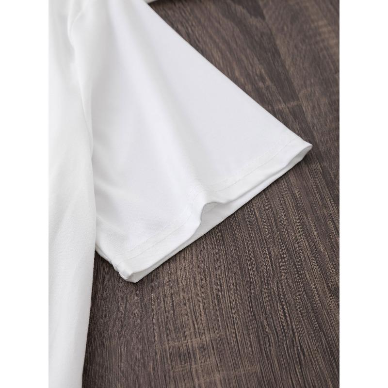 Женская футболка Maestra в европейском размере, тематика "Учитель" - Принт "Радужное яблоко и Apple Pencil", повседневная футболка с коротким рукавом