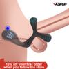 Couples Long Lasting Erection Anal Vibrator with Vibrating Cock Ring Prostate Massager Anal Plug Penis Ring Sex Toys for Man