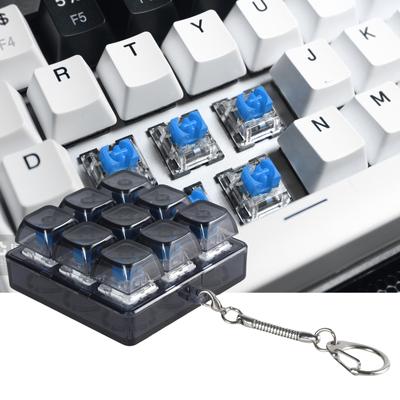 9Key XDA Profile Прозрачный тестер клавишных колпачков Тестер переключателей клавиатуры Брелок для геймеров и программистов