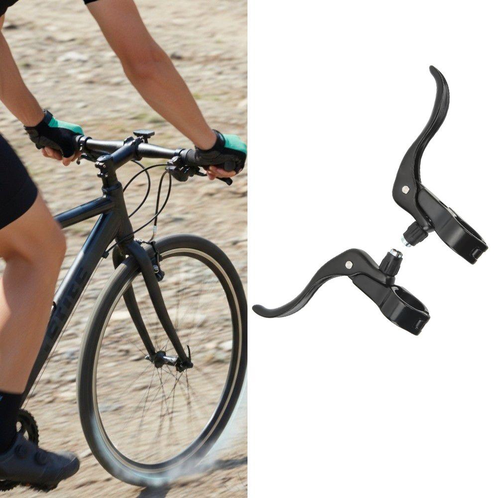 1 Pair Ergonomic Bike Brake Lever Aluminum Alloy Bike Brake Level Handles Stable Braking