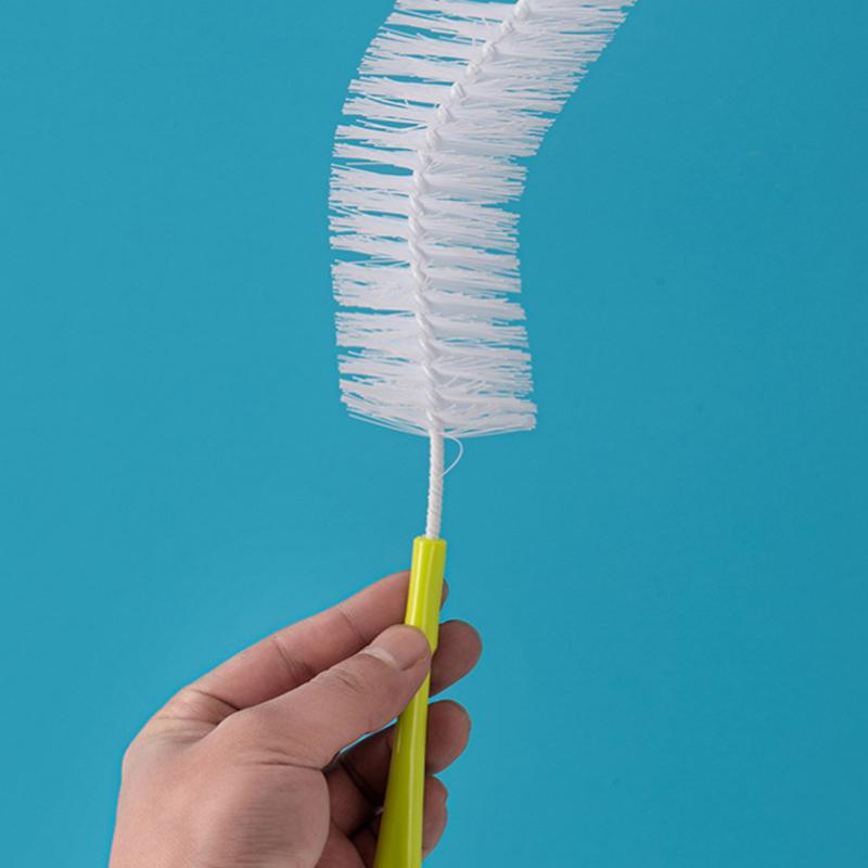 Длинная щетка для чистки бутылок для мытья вина, пива, спортивных термосов, стеклянных и длинных бутылок с узким горлом для чистки