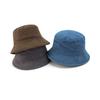 Washed Solid Color Bucket Hat Men and Women Versatile Big Brim Hat Advanced Trendy Sunshade Showing Small Face