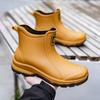 New Style and Fashionable Short-cylinder Waterproof Fishing Rain Boots for Women, with Thick Soles and Wear-resistant Water Shoe