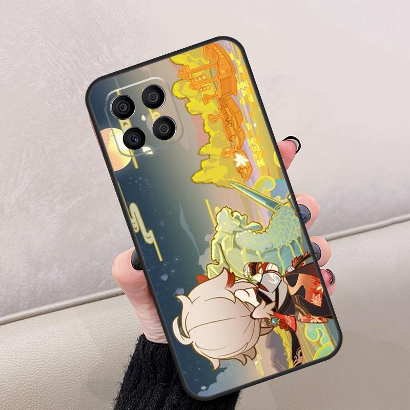 Genshin Impact Каэдэхара Казуха Для Honor Magic 8 6 7 Pro Чехол Для Honor 400 Lite 200 50 70 90 X8c X8b X9a X9b X9c X9d Win RT