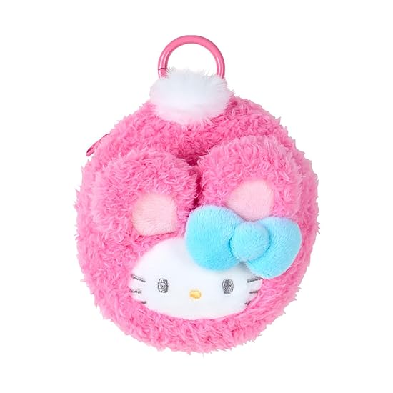 Мини-кошелек-брелок SANRIO (Весенний Кролик) Кейс-аксессуар Hello Kitty, косметичка с карабином 29539