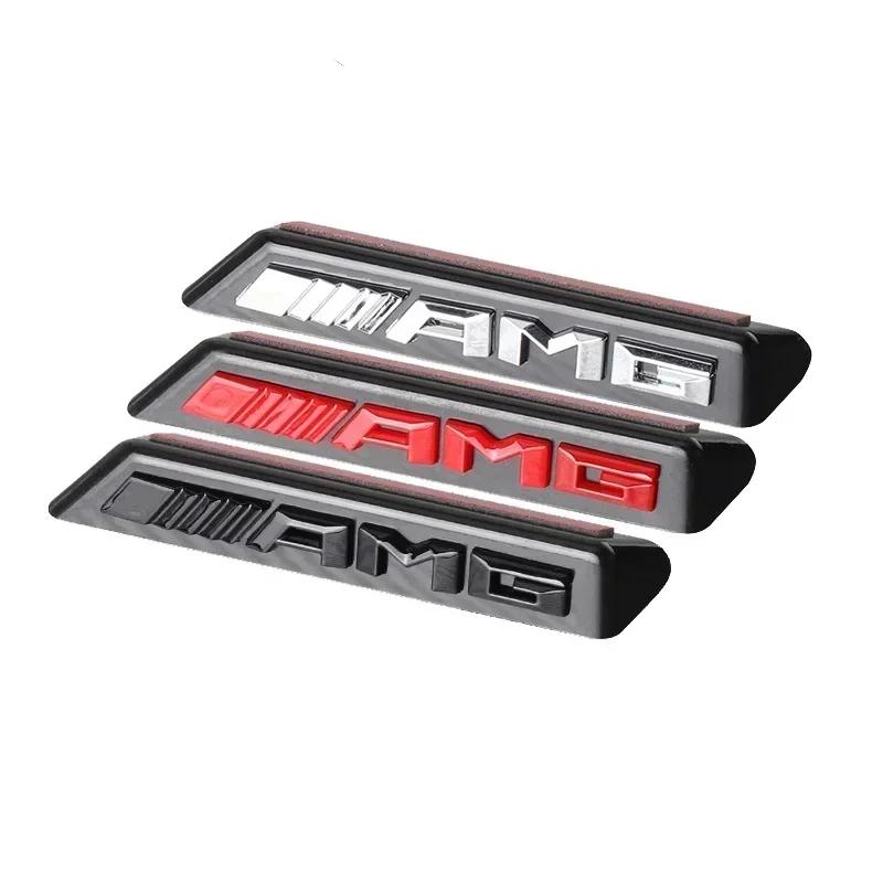 3D ABS Car Sticker Front Grille Emblem Decoration Accessories for Mercedes Benz AMG E C G M R S Class W176 W204 W212 GLC CLA GLA
