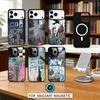 Чехол для телефона C-City New York для iPhone 17,16,15,14,13,12, Pro, Max С поддержкой MagSafe Магнитная Беспроводная Зарядка