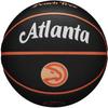 Wilson Мяч NBA Team City Collector Atlanta Hawks, черный, баскетбольный, унисекс