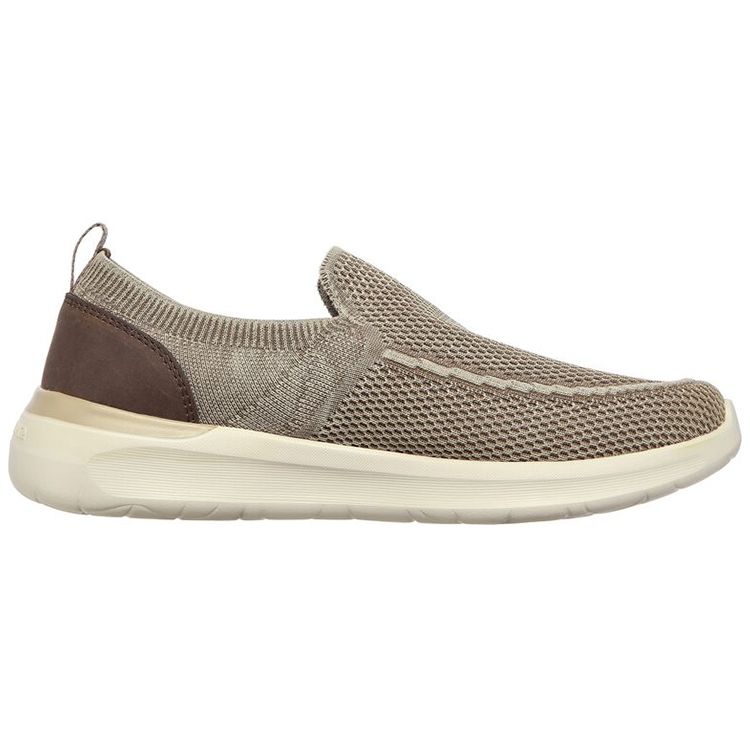 Skechers Lattimore Warner Сетчатая ткань Спортивные Низкие Повседневные Кроссовки Мужские Хаки 210275-KHK