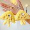 Japanese Style Cute Cheese Plush Keychain - Xiaohongshu Hot Item, Perfect Student Bag Charm