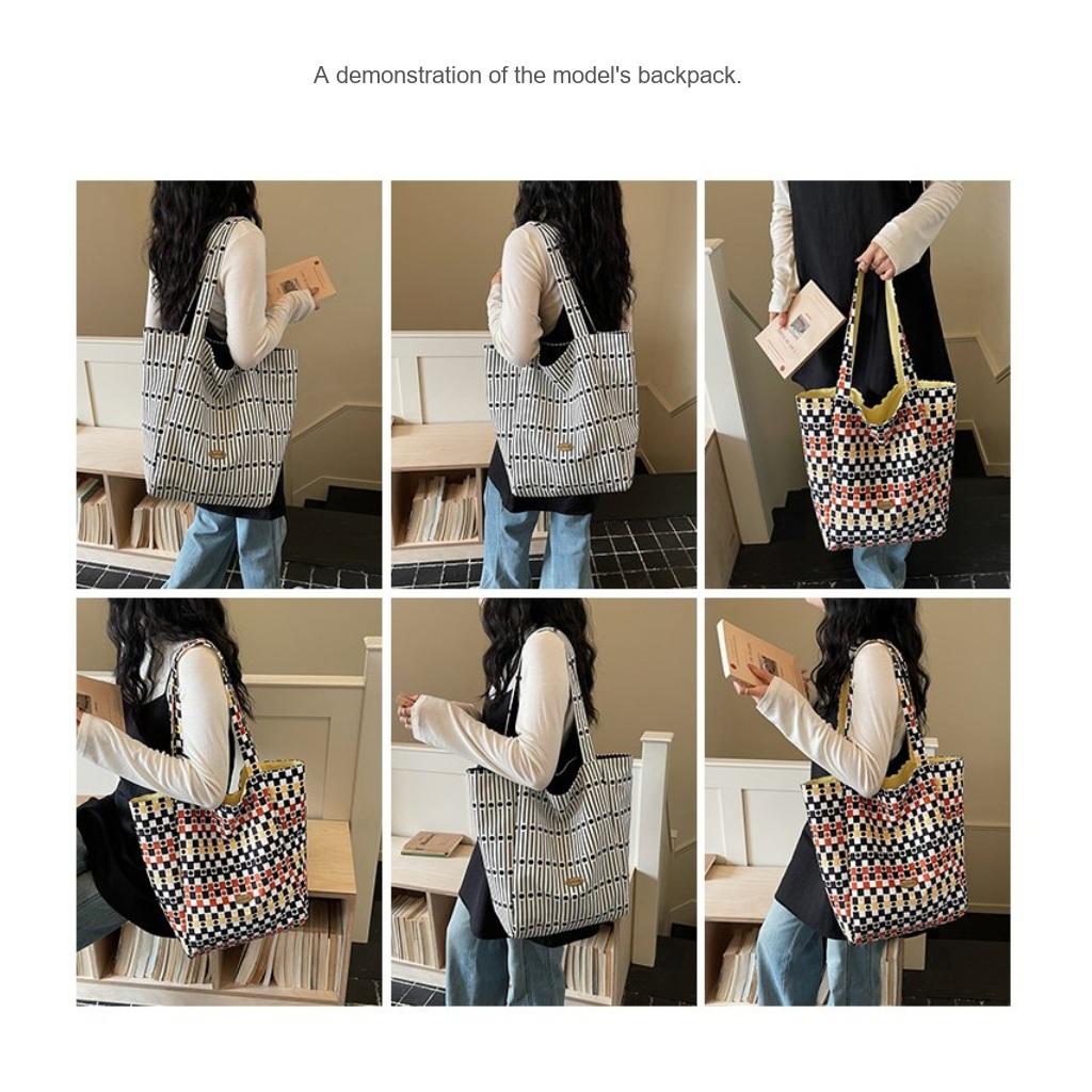 Shoulder Bag Women Faux leather Large Capacity Daily Commuting