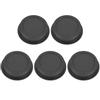 5 Pcs Plastic Portable Black Rear Lens Cap Cover For Canon Camera Lenses