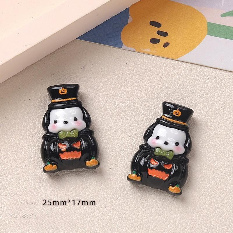 10 шт. Новые модели Смола Милый мультяшный Хэллоуин Тыква Серия Плоское дно Скрапбукинг DIY Ювелирное ремесло Украшение A18