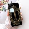 Чехол для Vivo S18Pro V2344A Чехол для Vivo S18 Pro Прозрачный Роскошная Корона Буквы от A до Z 2D Плоский Узор Мягкий Чехол