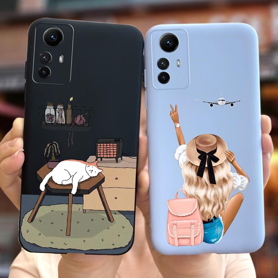 Чехол для Xiaomi Redmi Note 12s Милый Модный Мультяшный Задняя Крышка 6.43'' Мягкий ТПУ Чехол для Телефона Для Redmi Note 12S Note12s Fundas Capa