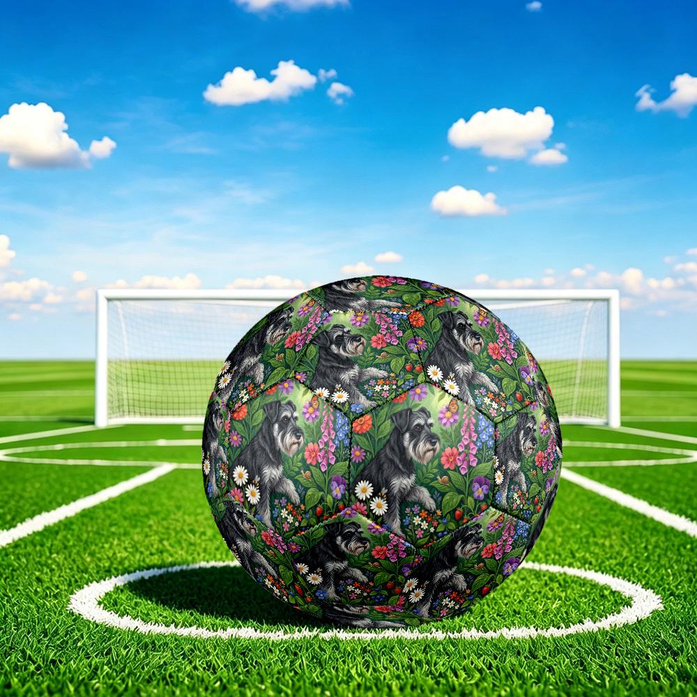 1pc Dog Garden Durable Size 5 Soccer Ball Professional Match Training Football Indoor &Outdoor Sports Ball p60130